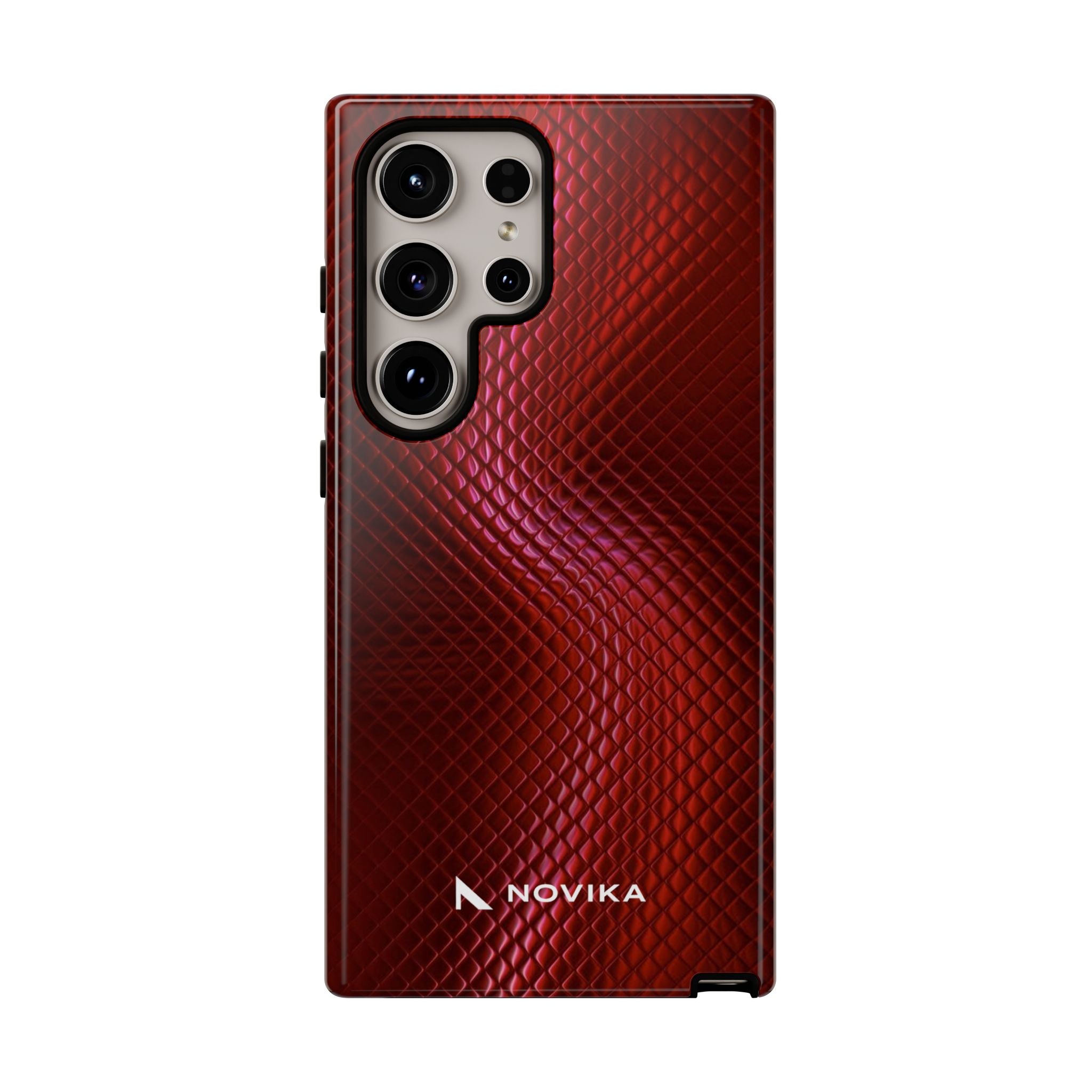 Red snakeskin