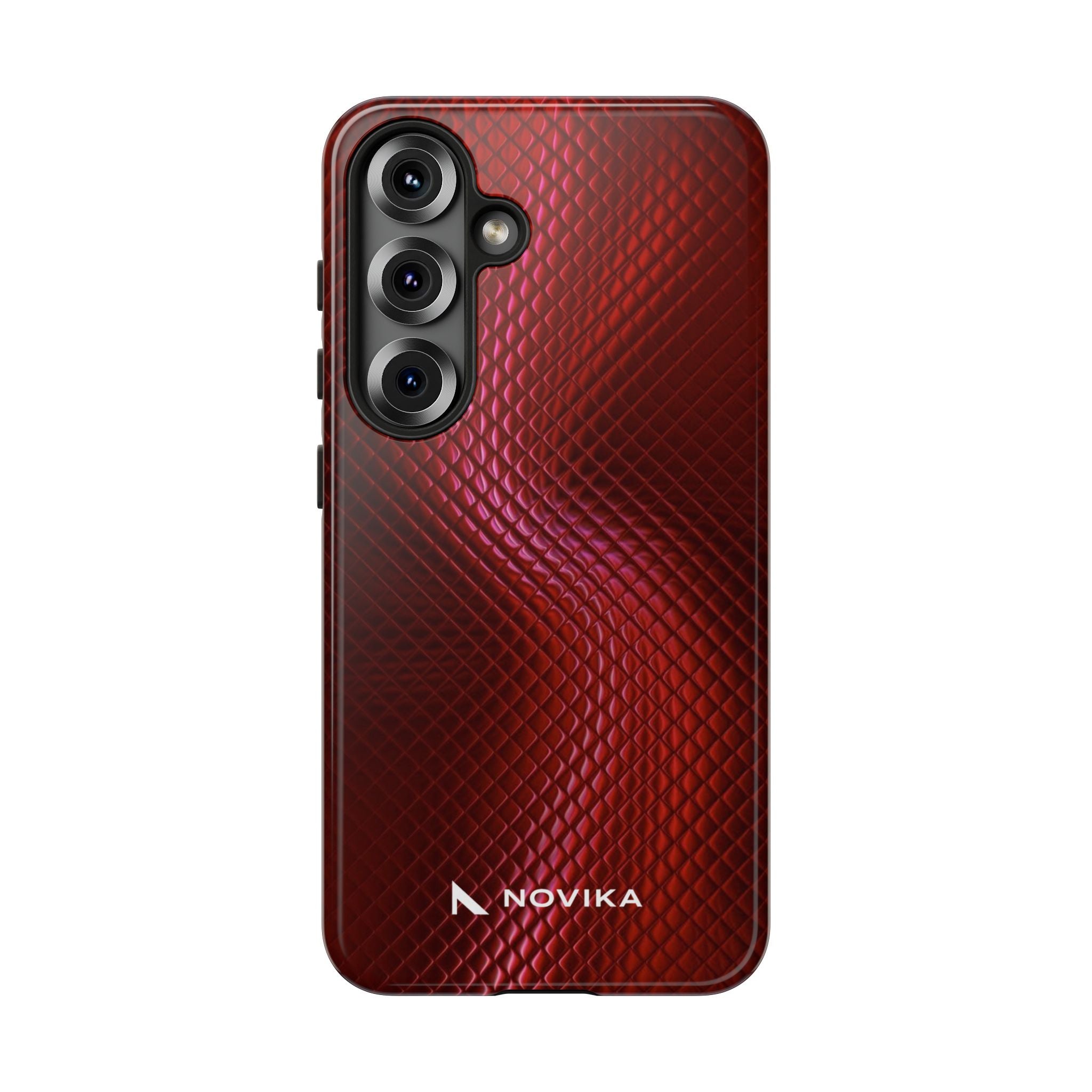 Red snakeskin