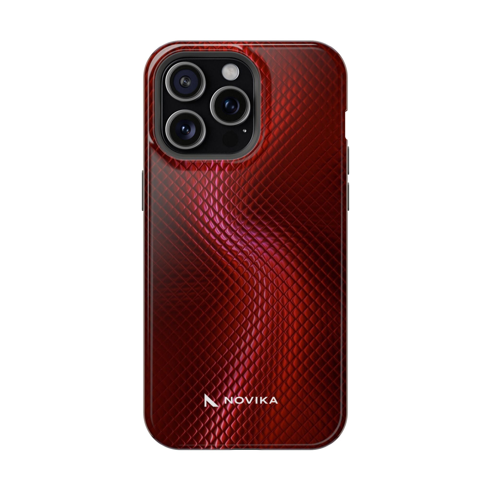 Red snakeskin
