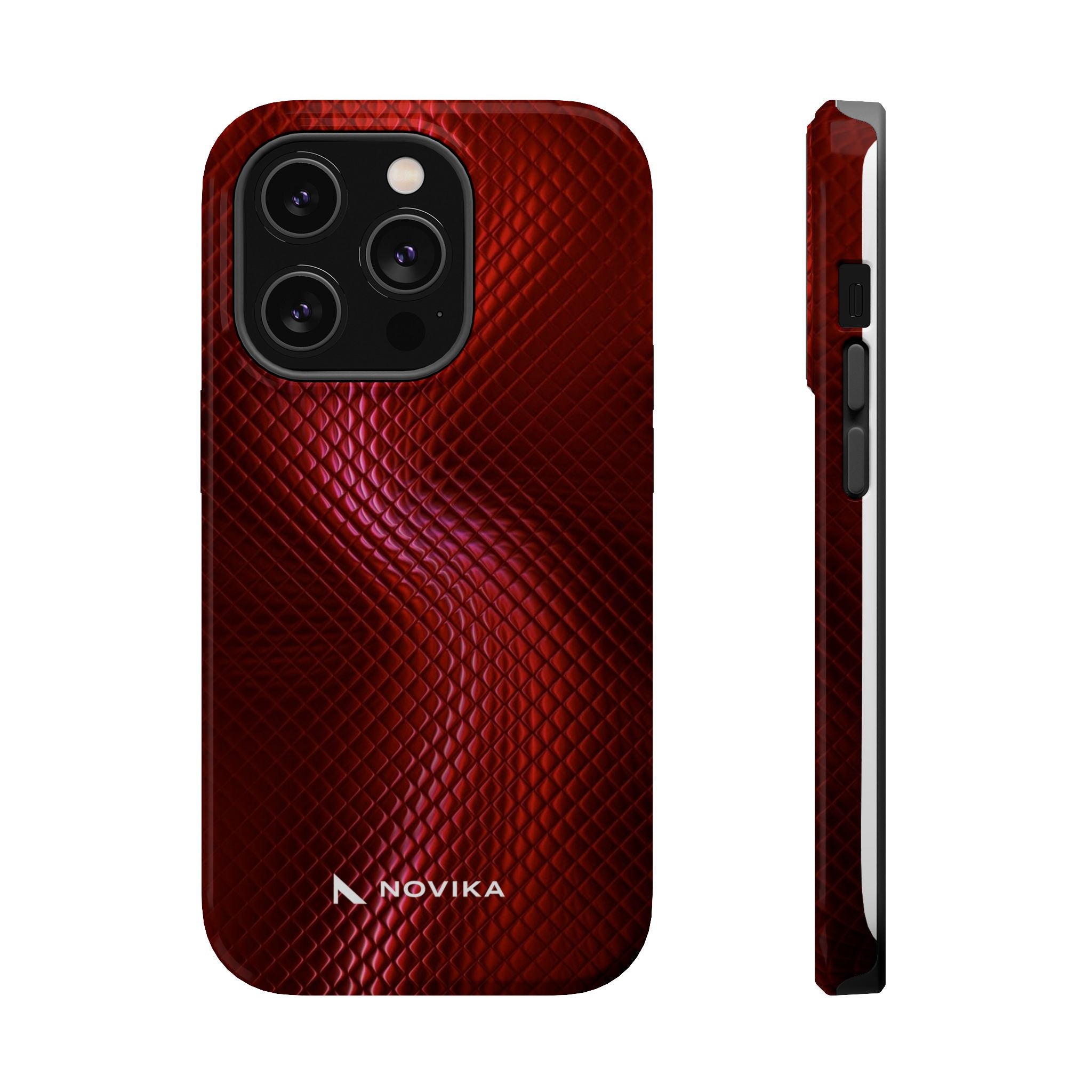 Red snakeskin