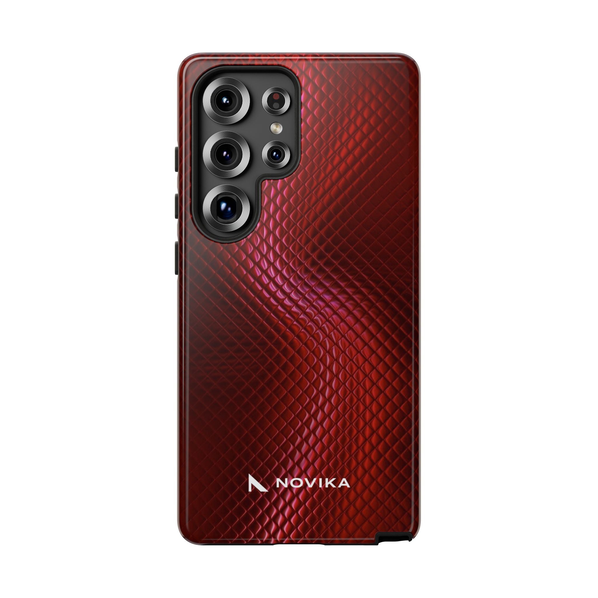 Red snakeskin