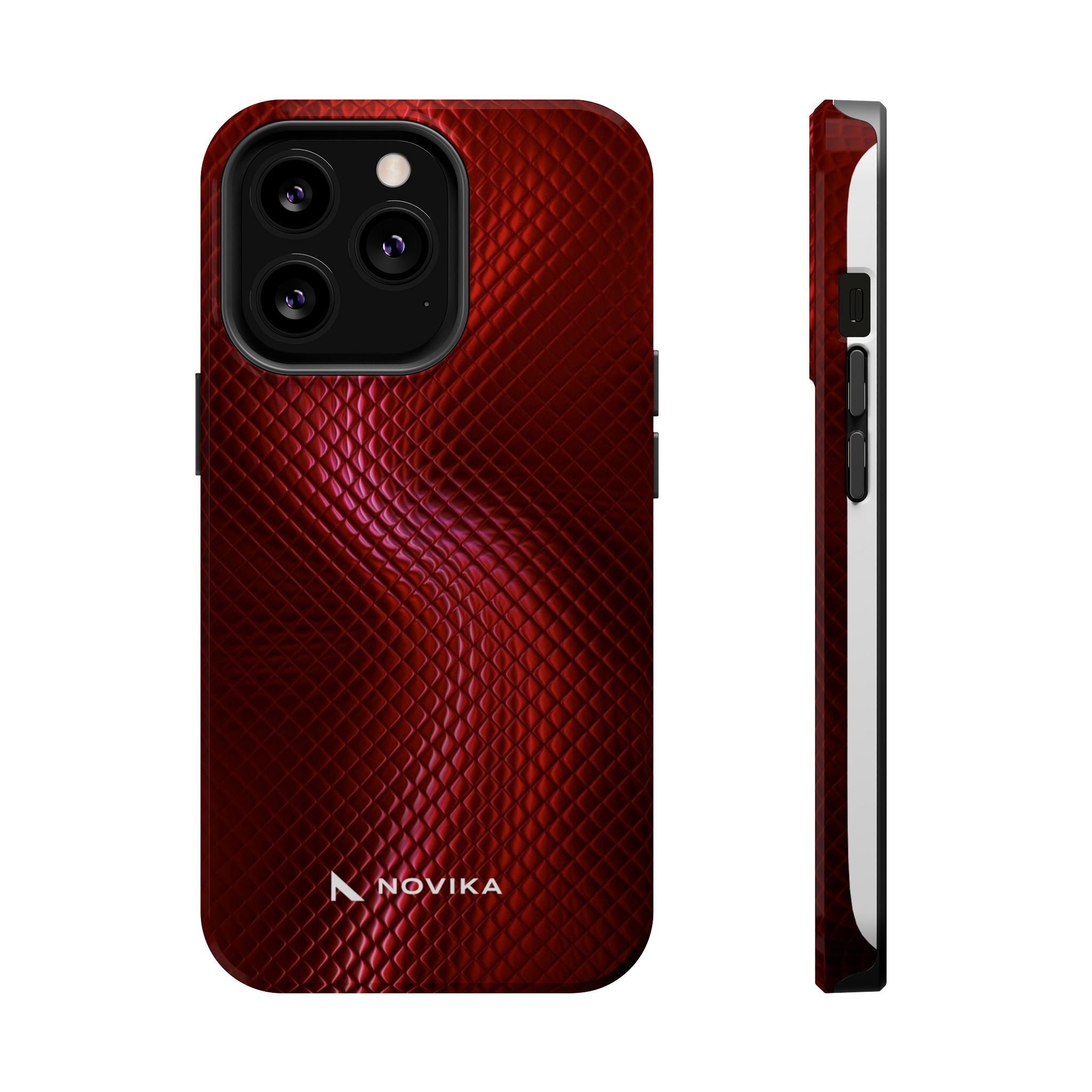 Red snakeskin