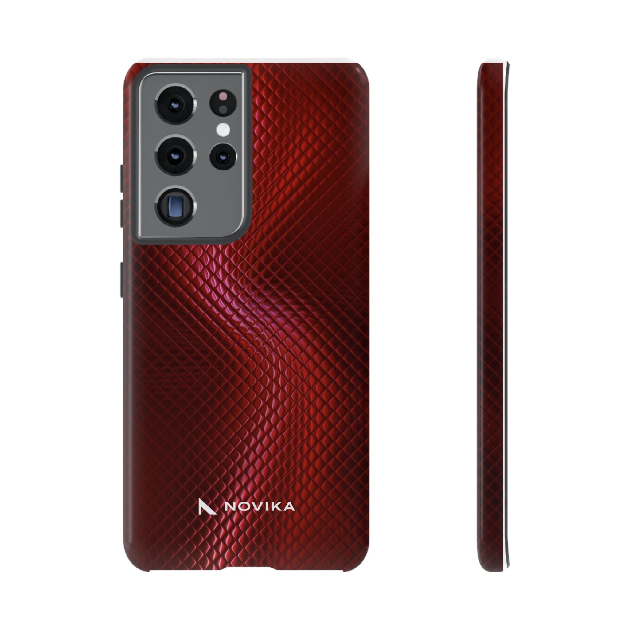 Red snakeskin