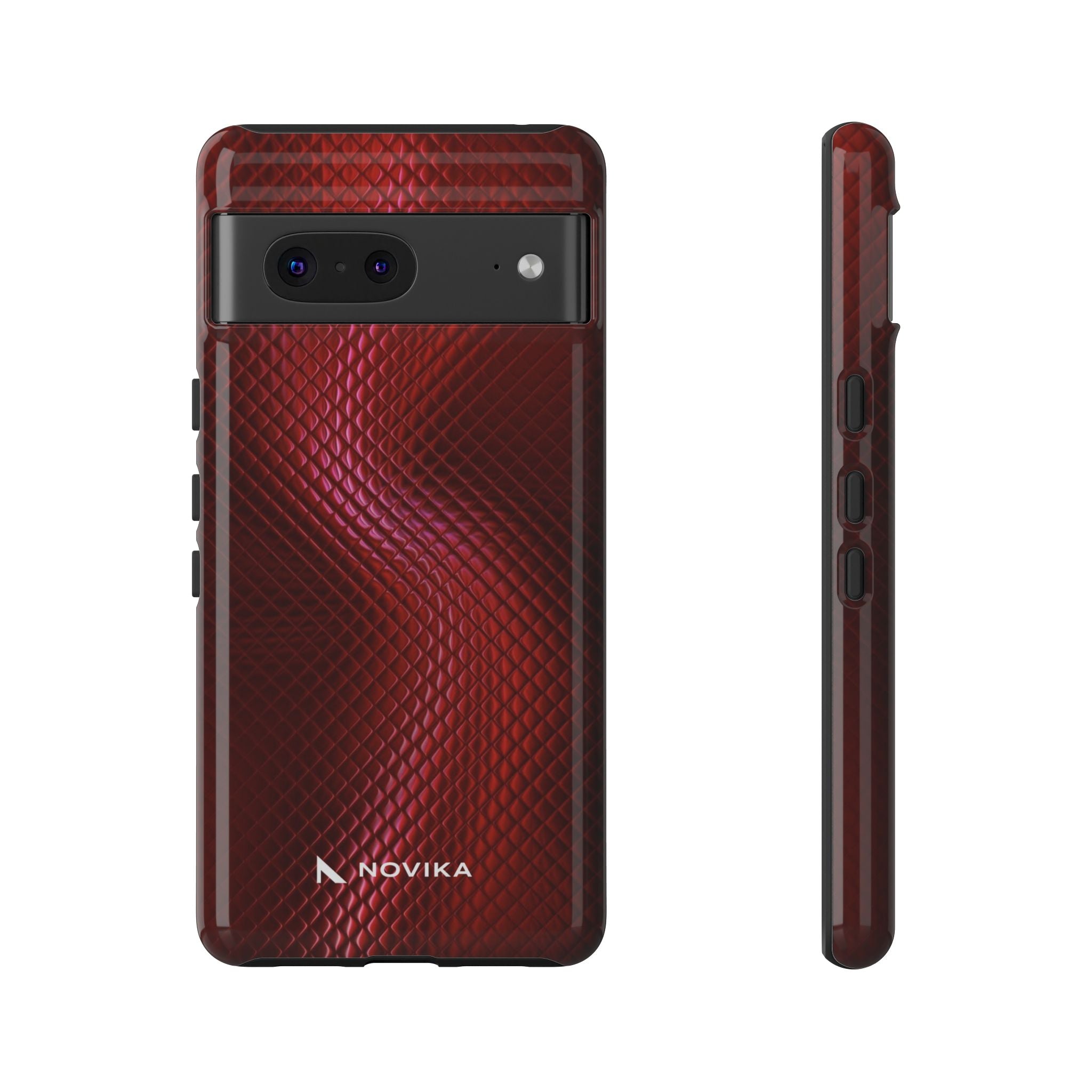 Red snakeskin