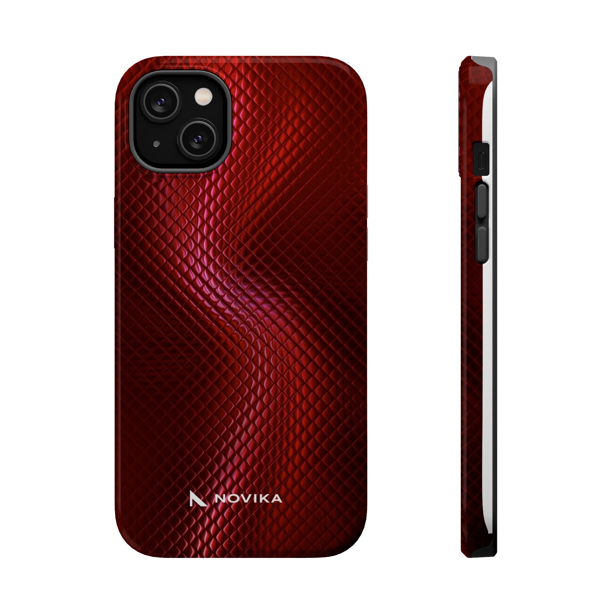 Red snakeskin