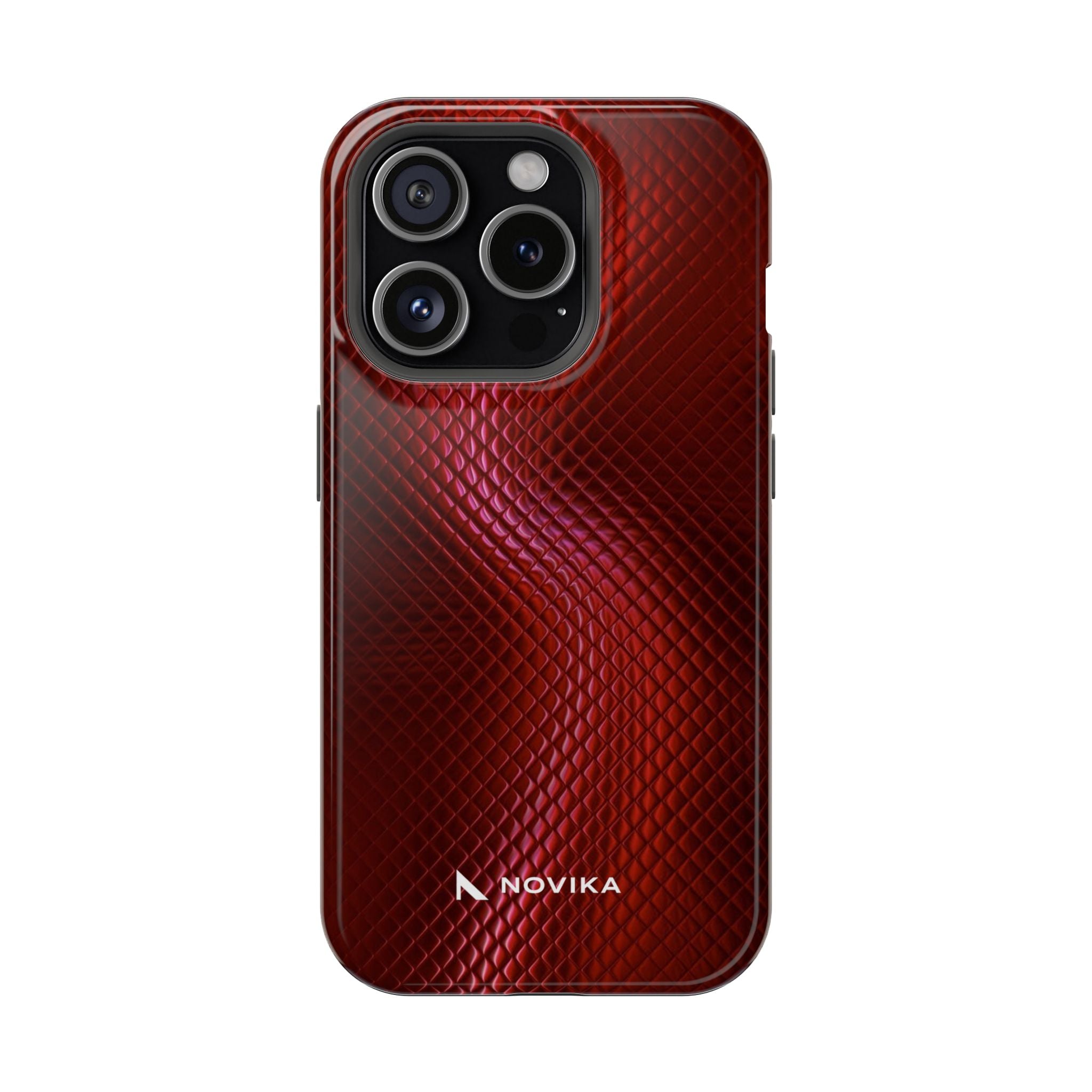 Red snakeskin