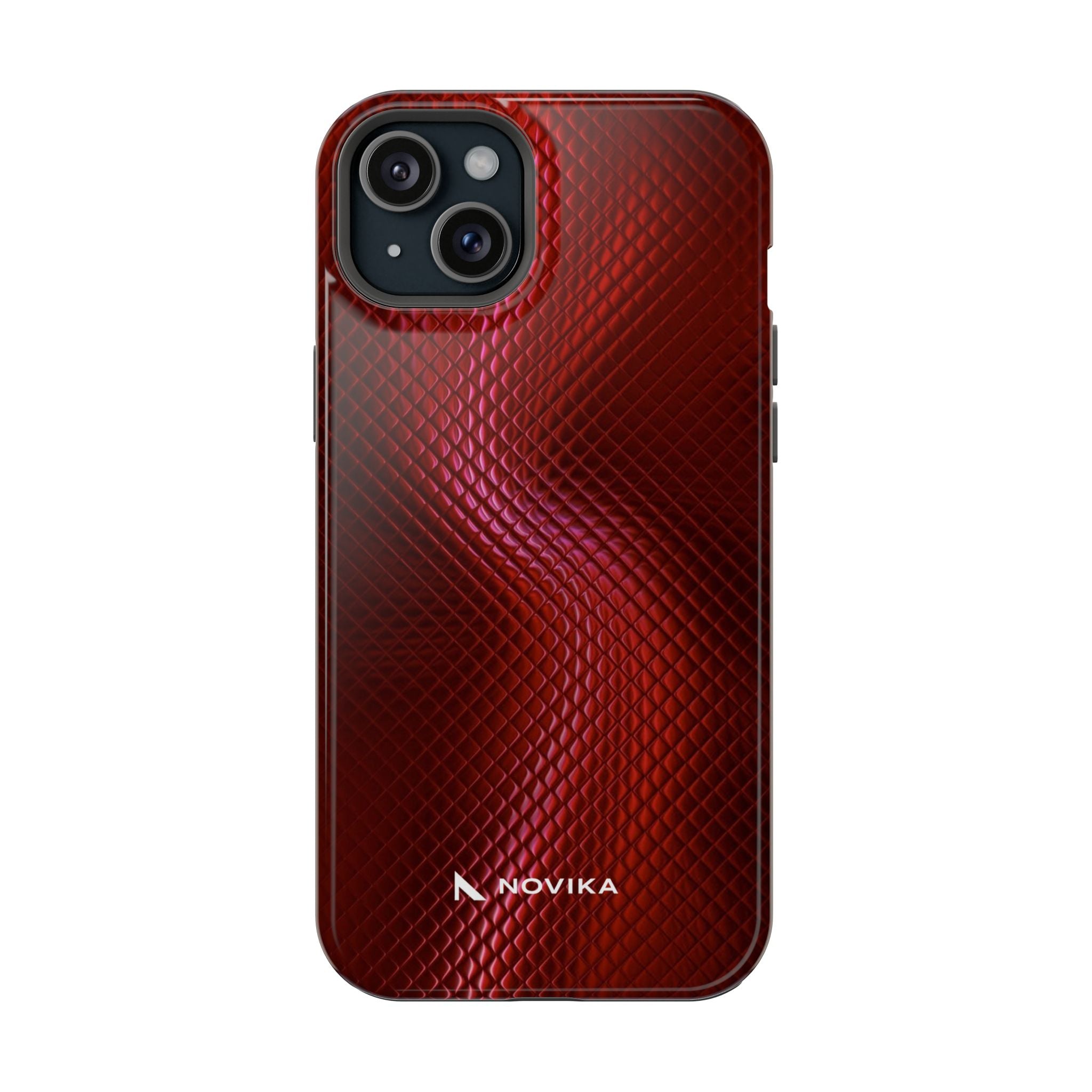 Red snakeskin