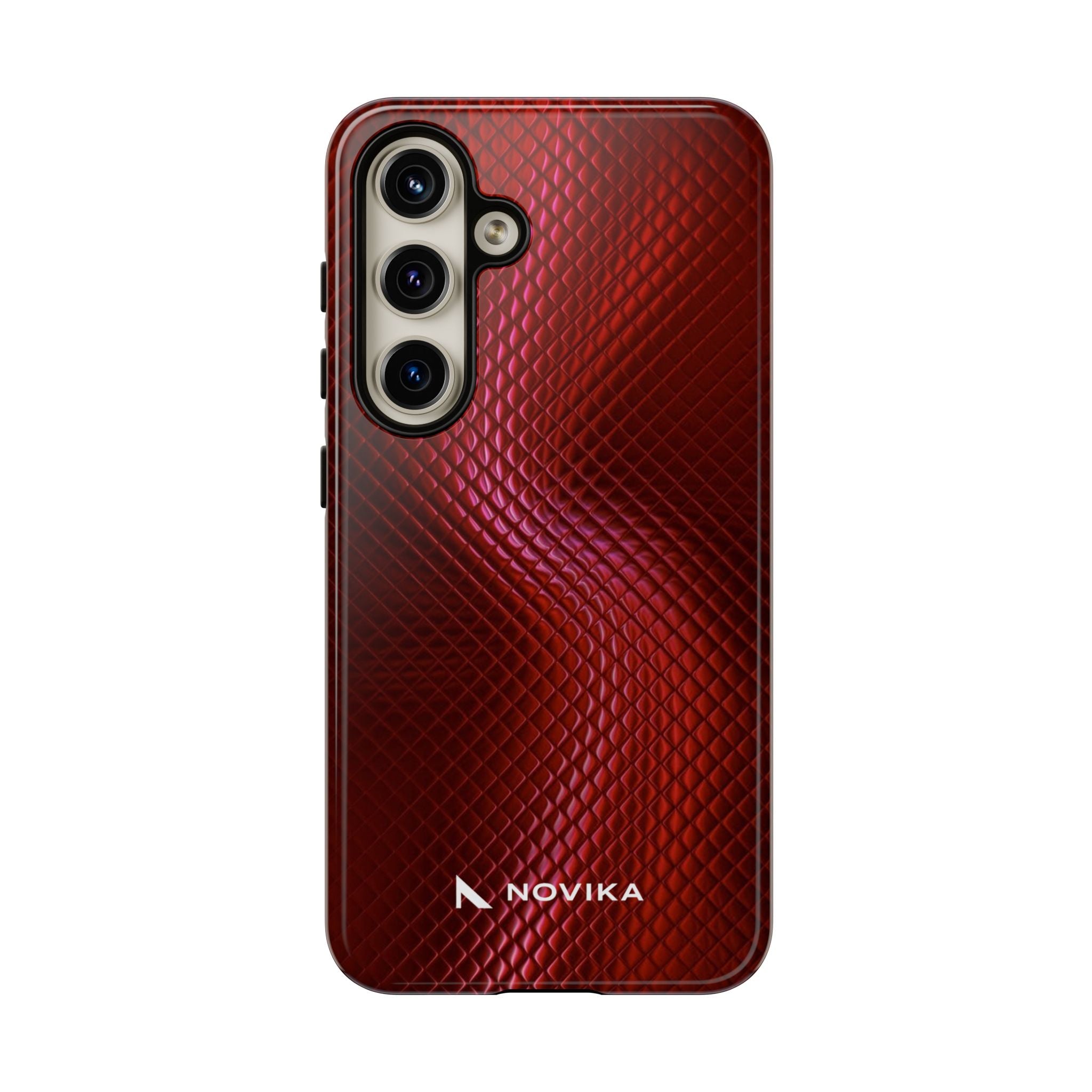 Red snakeskin