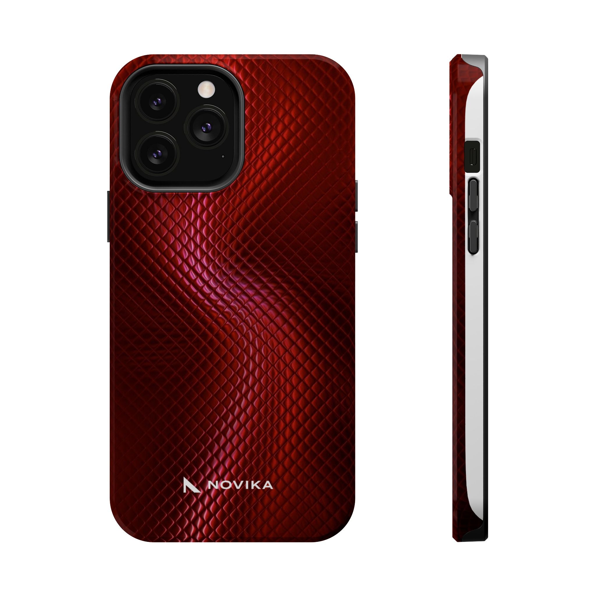 Red snakeskin