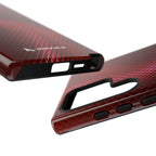 Red snakeskin