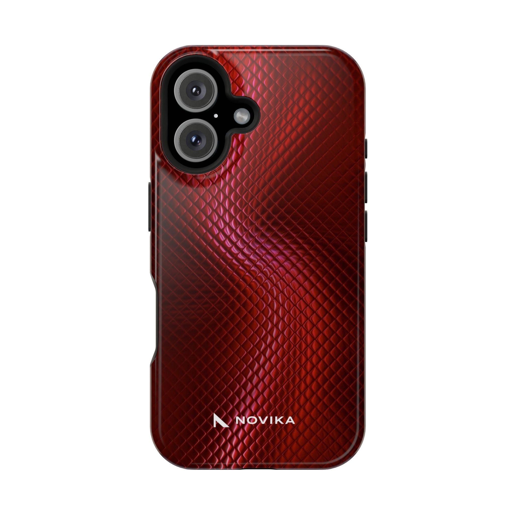 Red snakeskin
