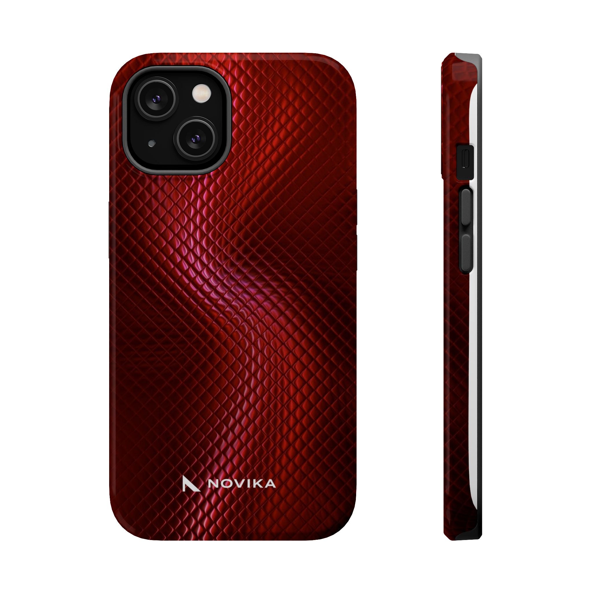 Red snakeskin