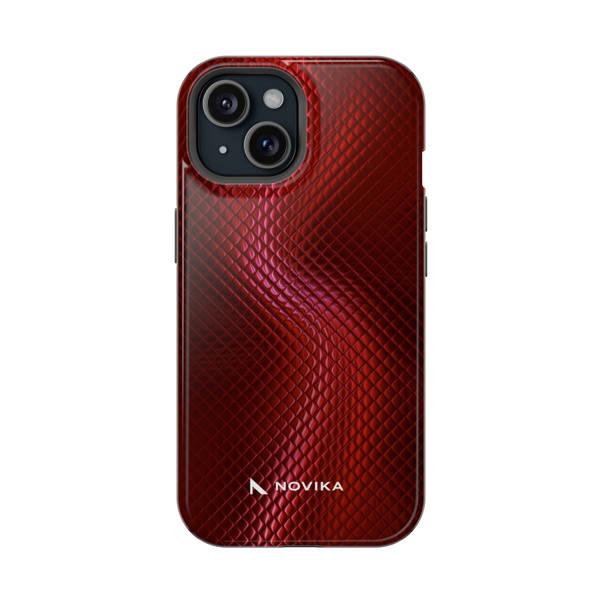 Red snakeskin