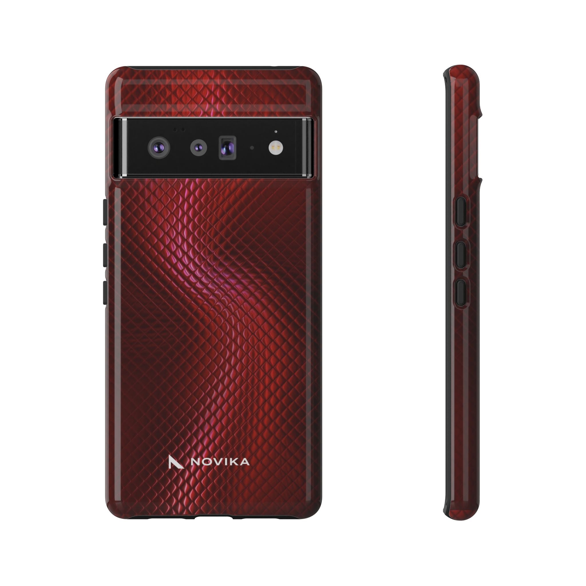 Red snakeskin