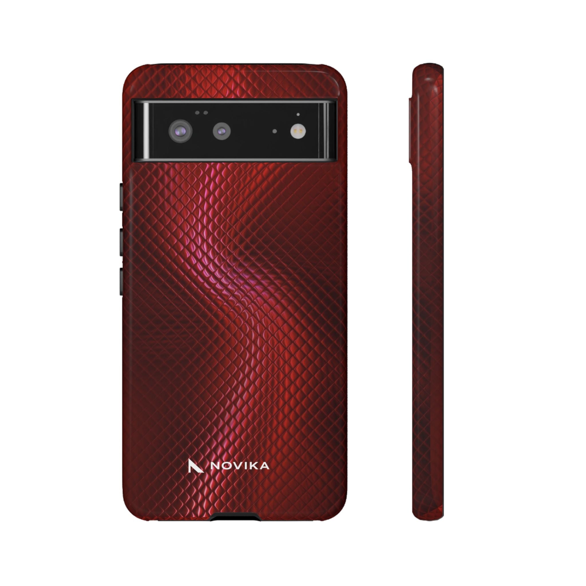 Red snakeskin