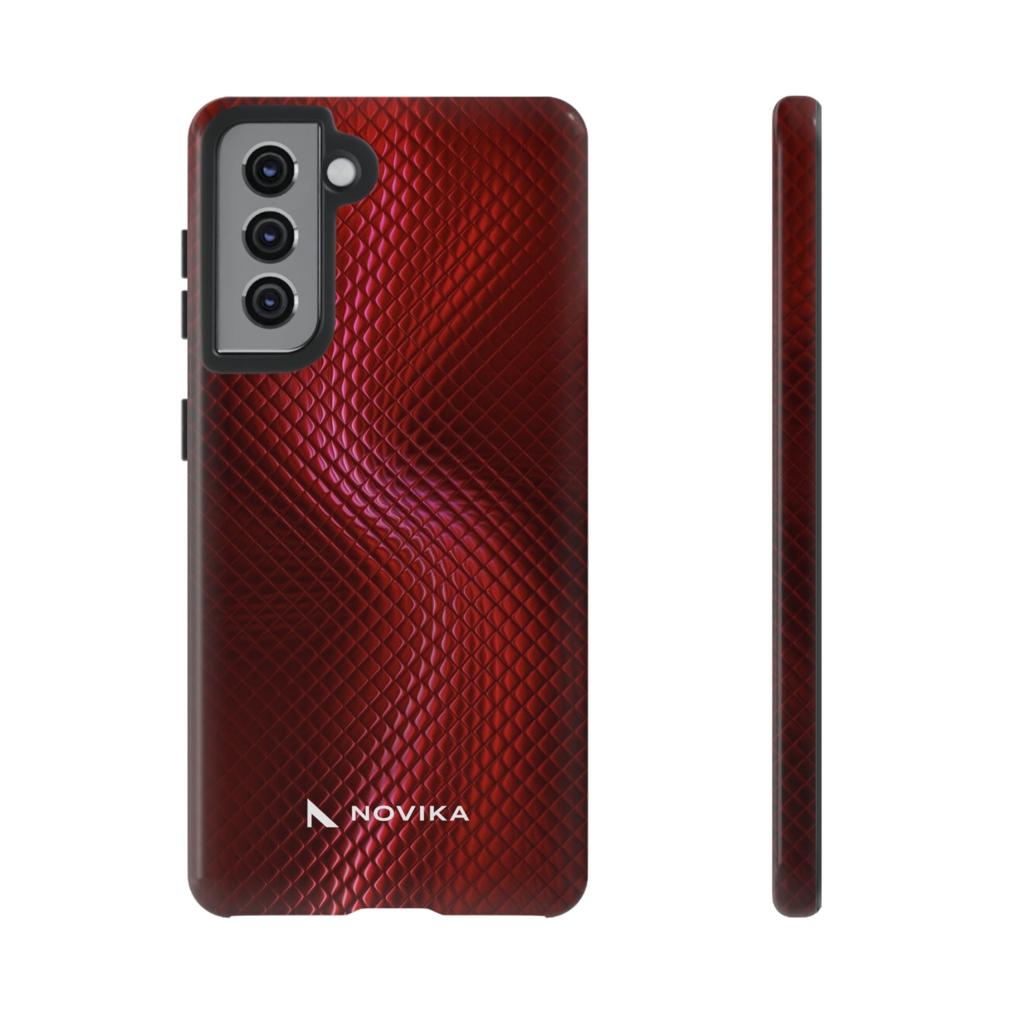 Red snakeskin