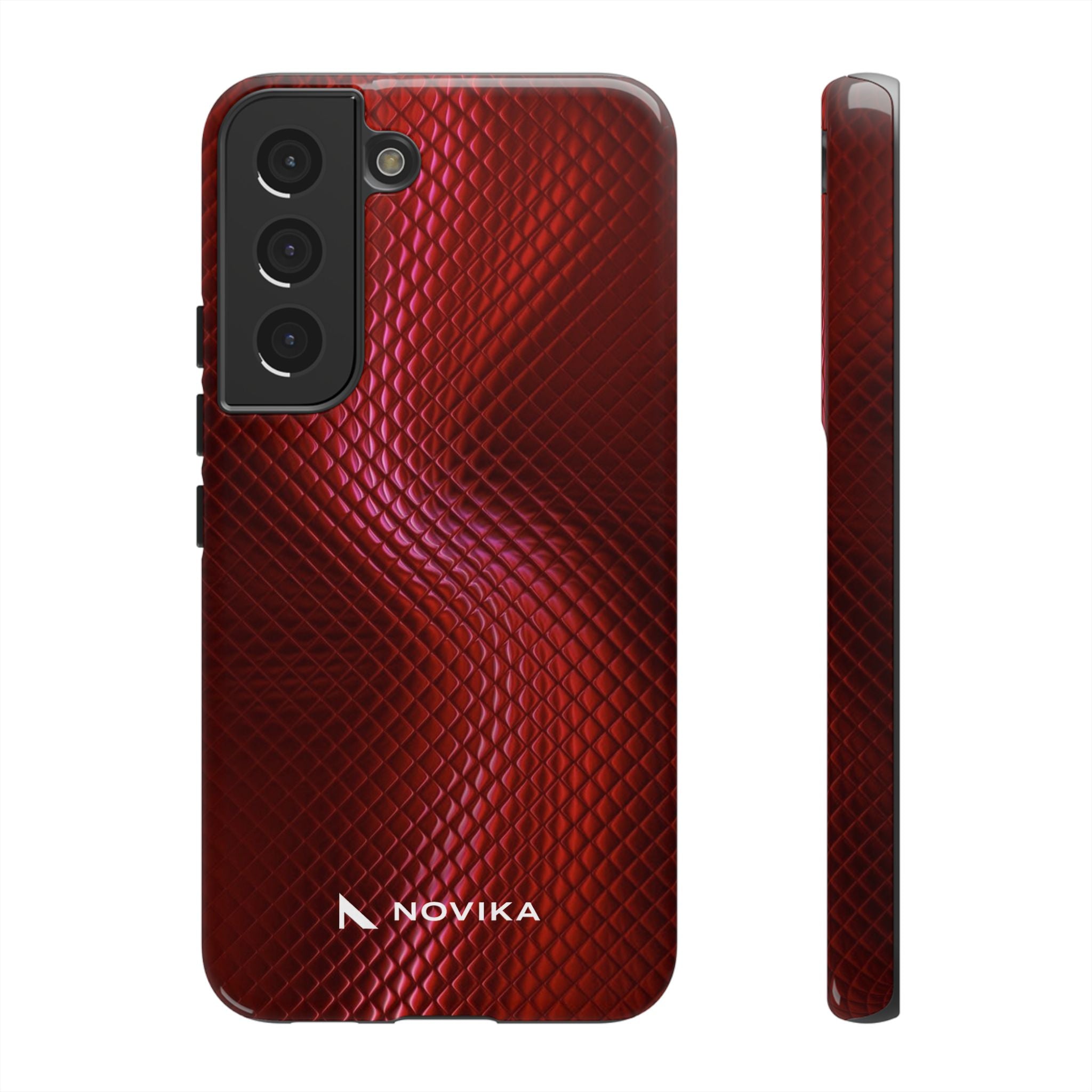 Red snakeskin