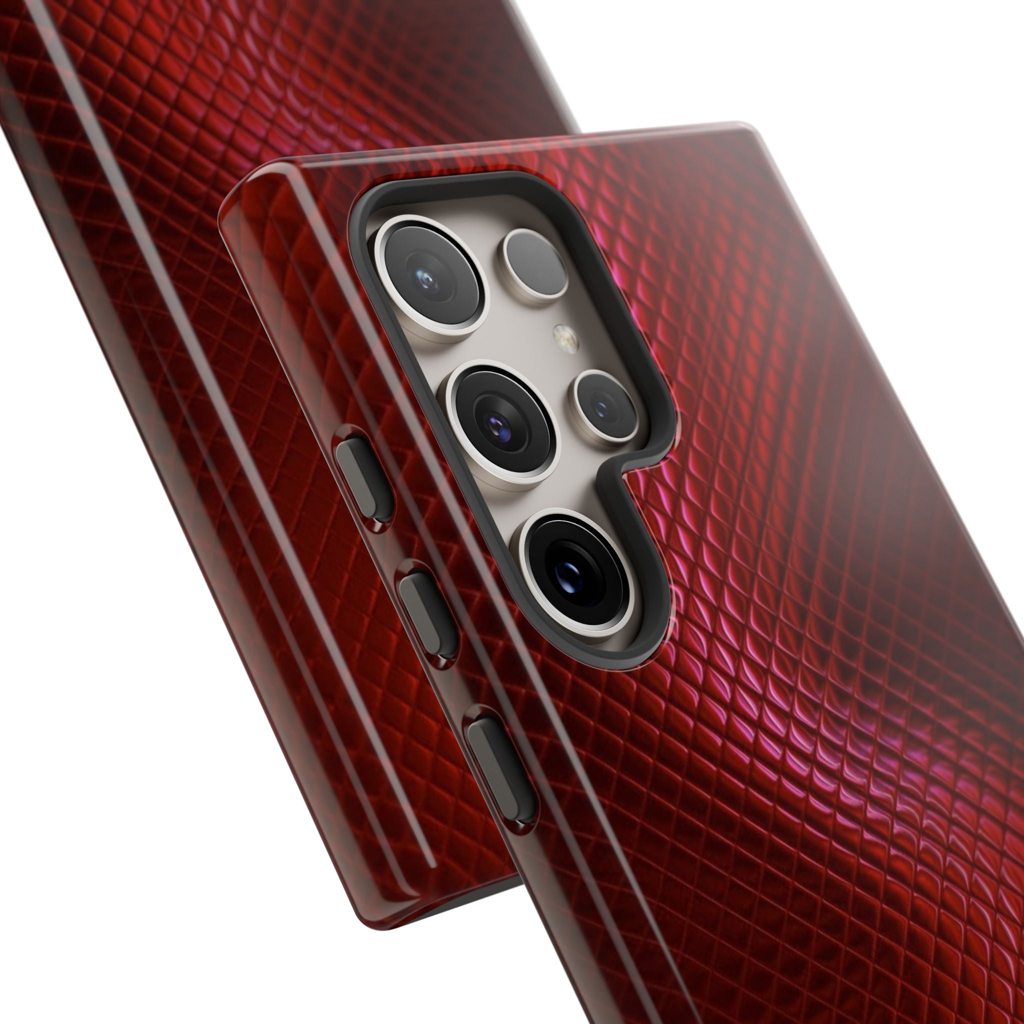 Red snakeskin