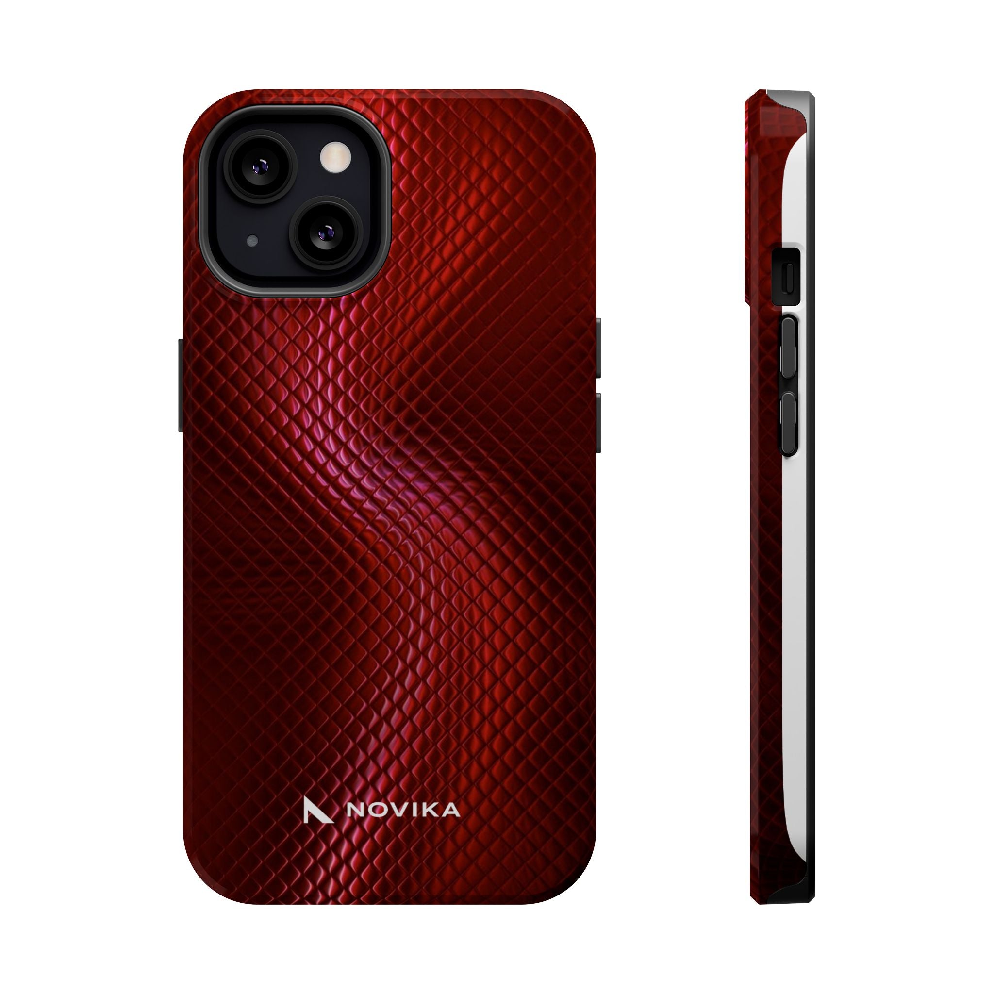 Red snakeskin