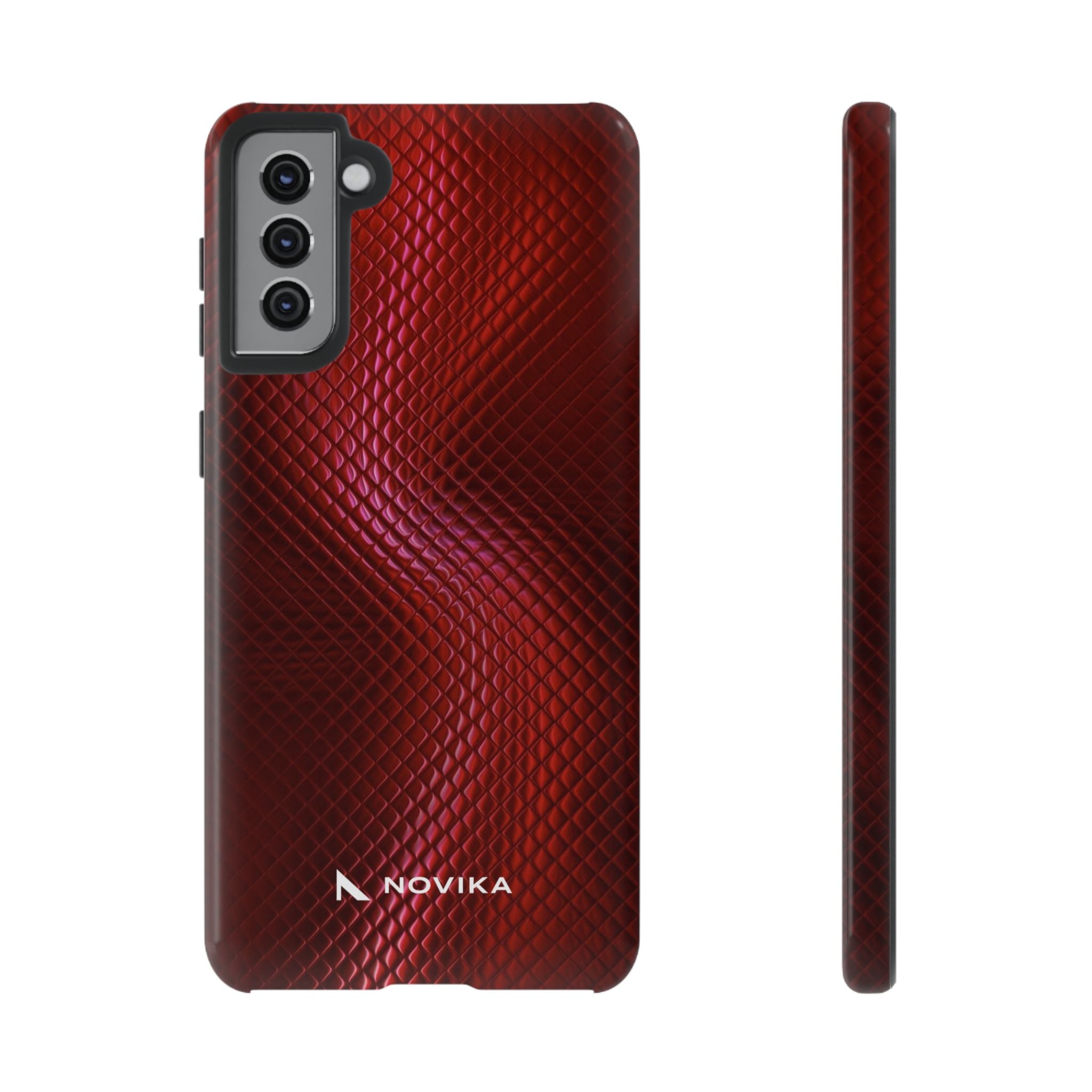 Red snakeskin