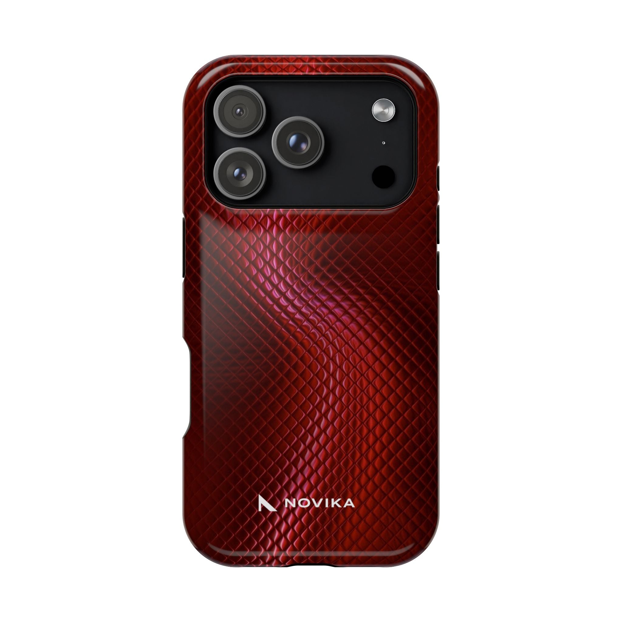 Red snakeskin