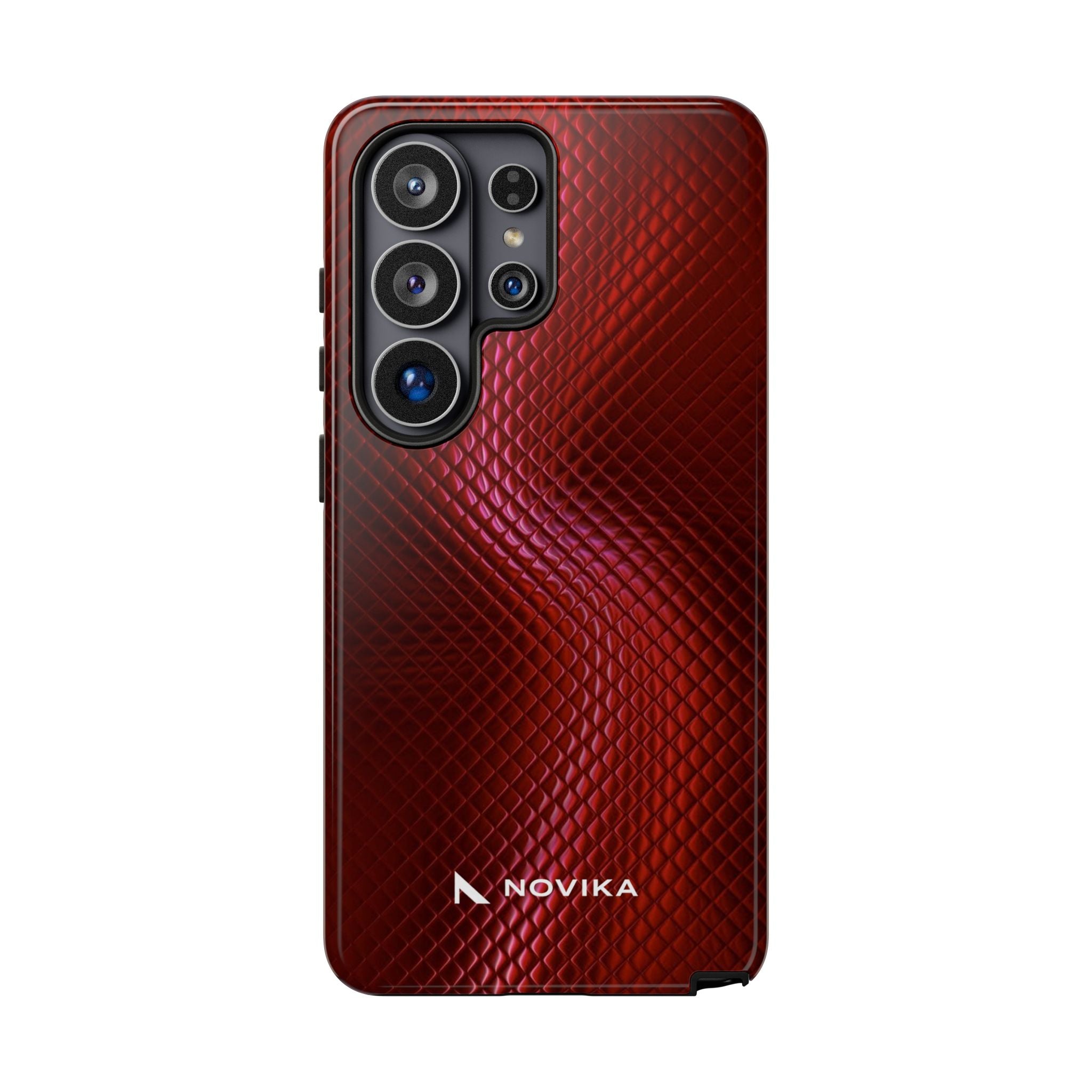 Red snakeskin