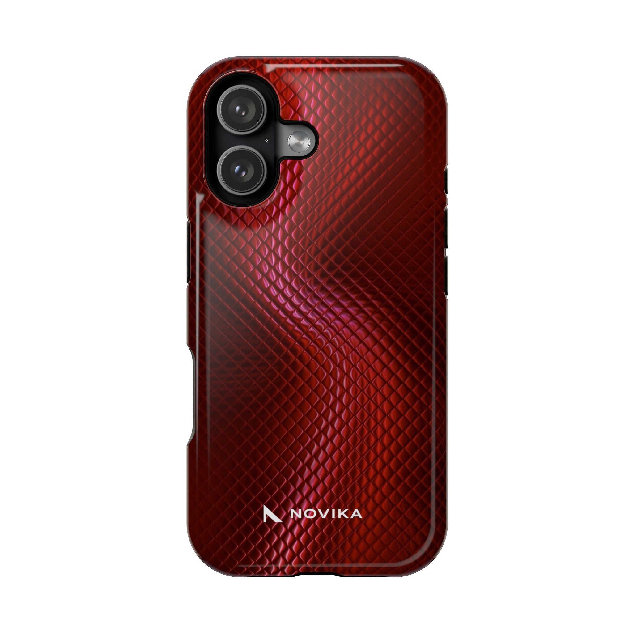 Red snakeskin