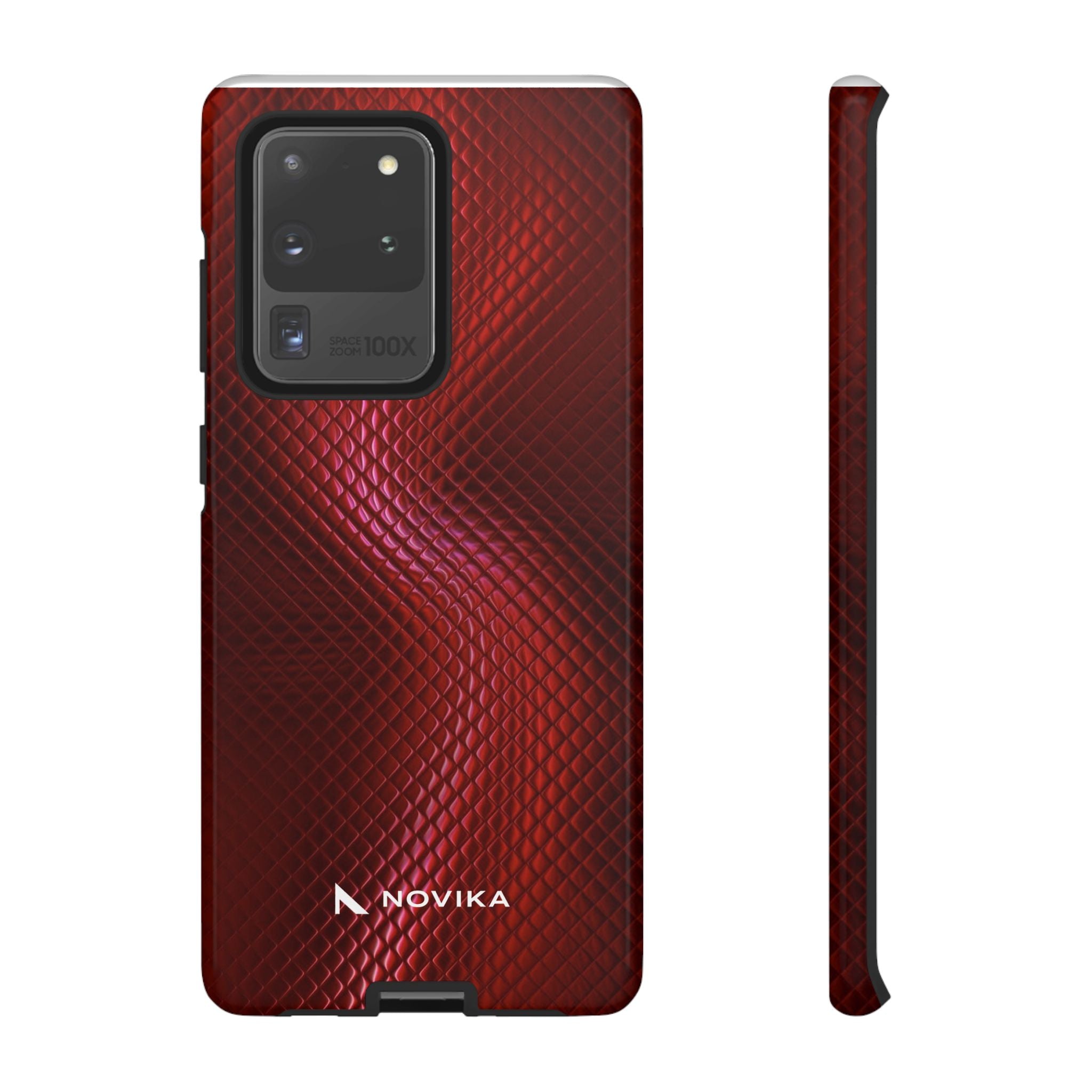 Red snakeskin