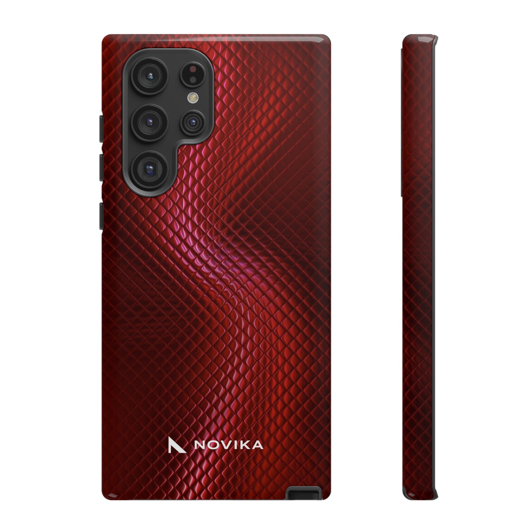 Red snakeskin