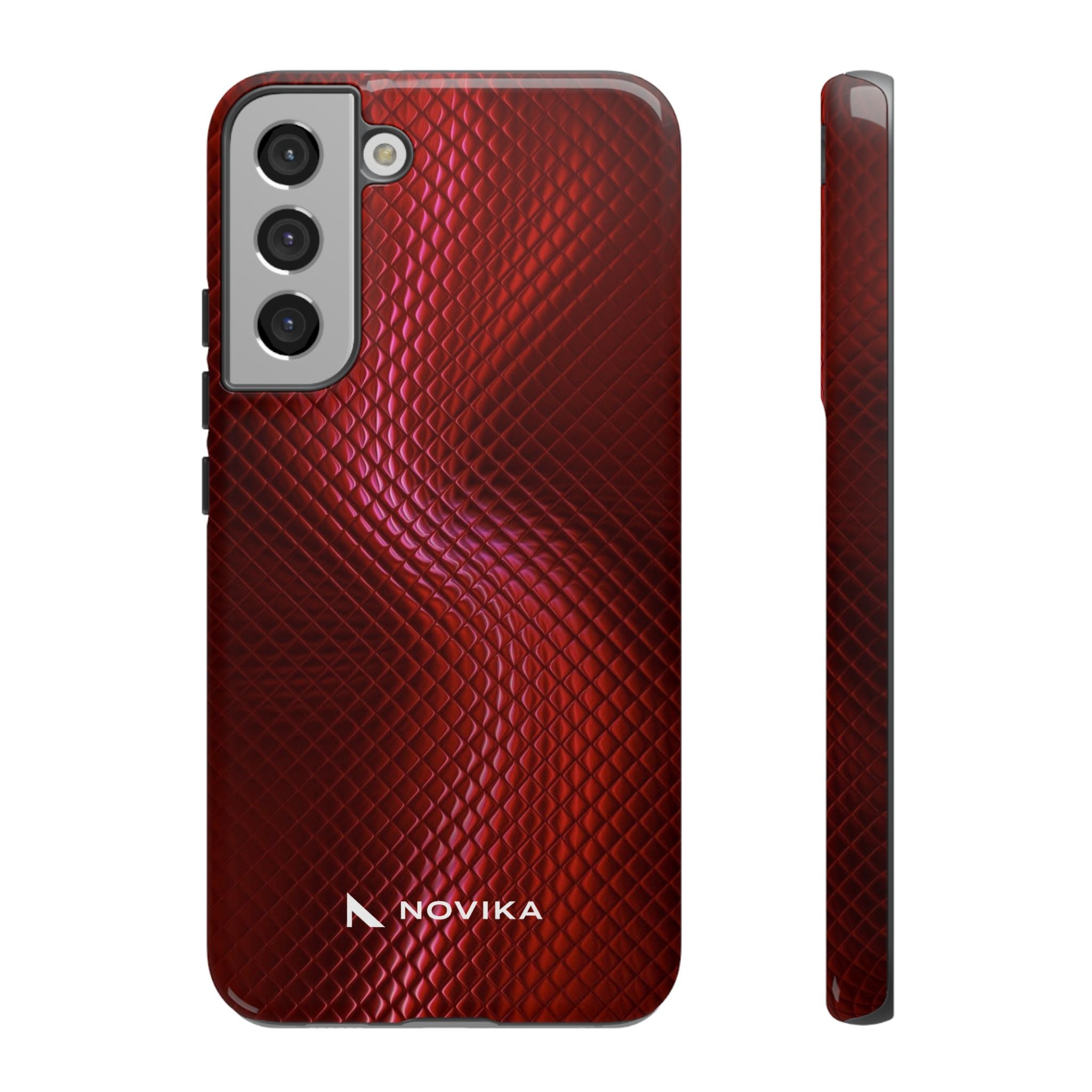 Red snakeskin
