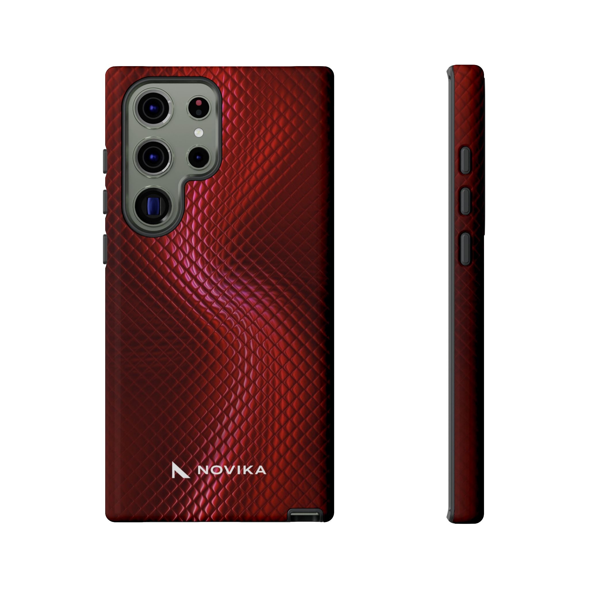 Red snakeskin