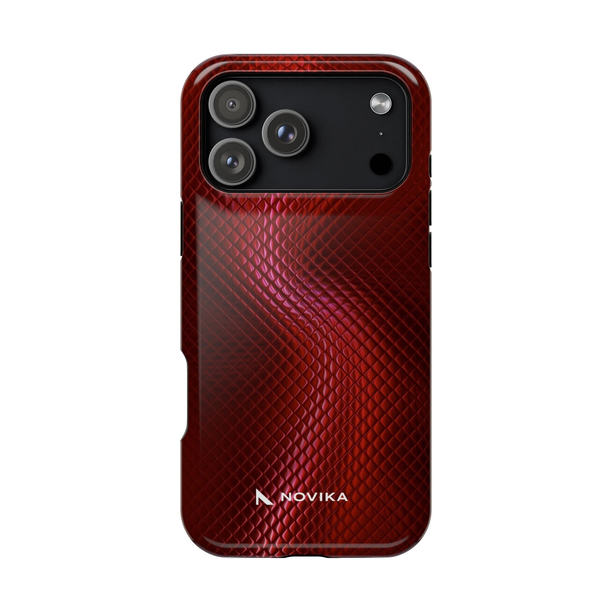 Red snakeskin