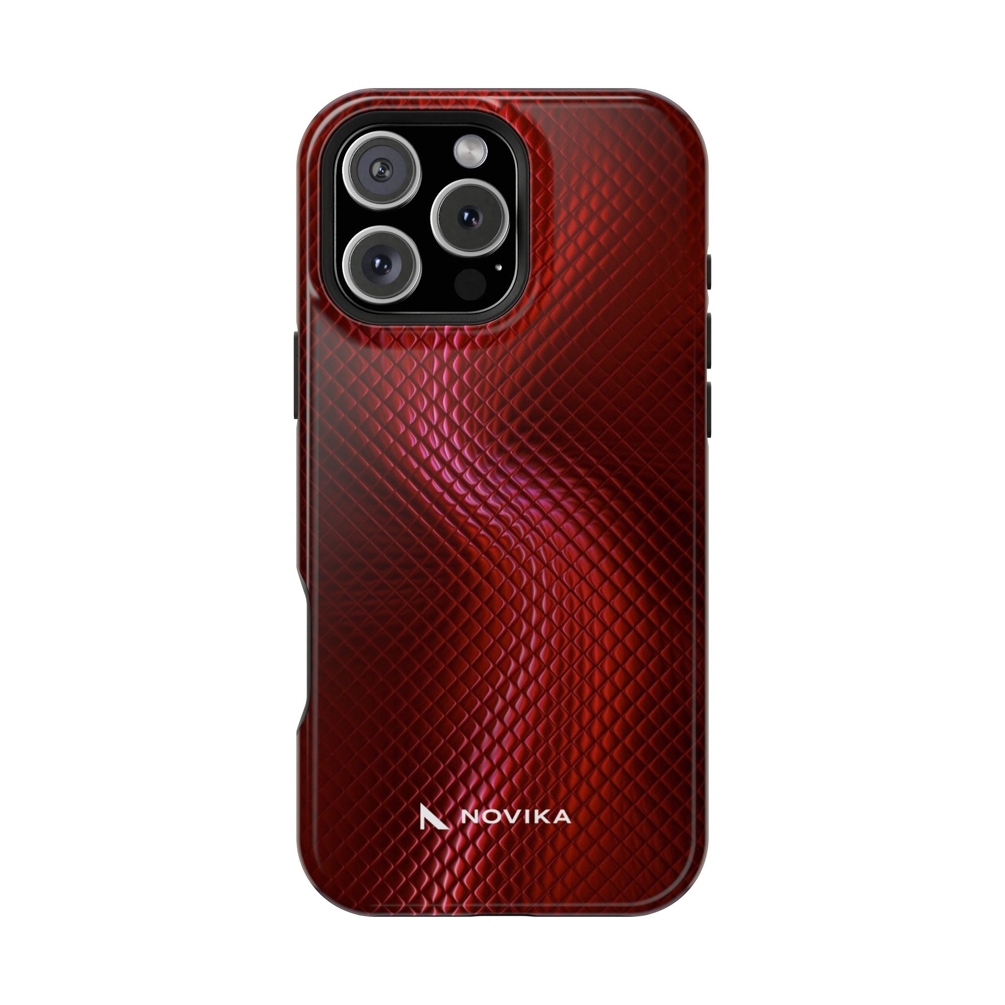Red snakeskin