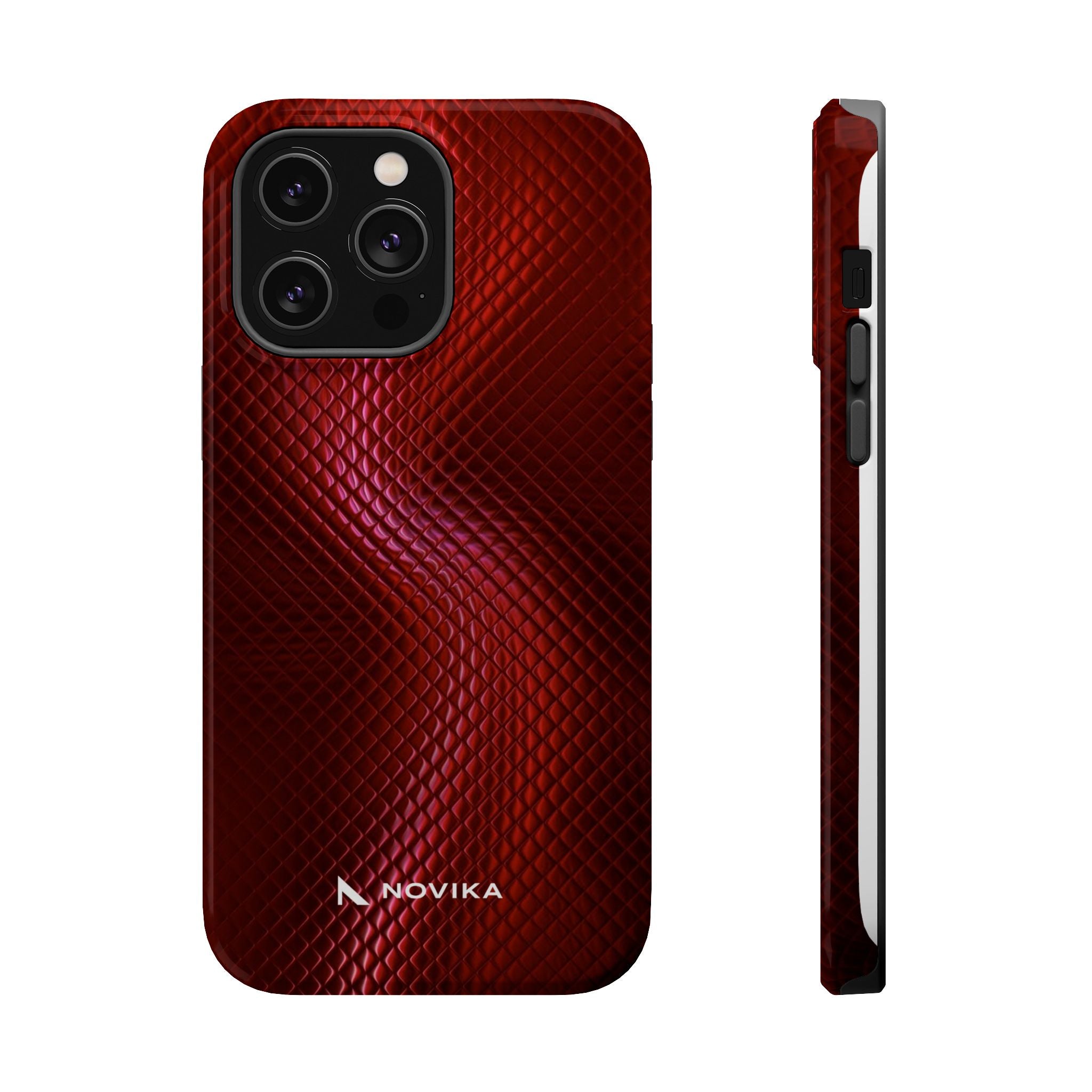 Red snakeskin