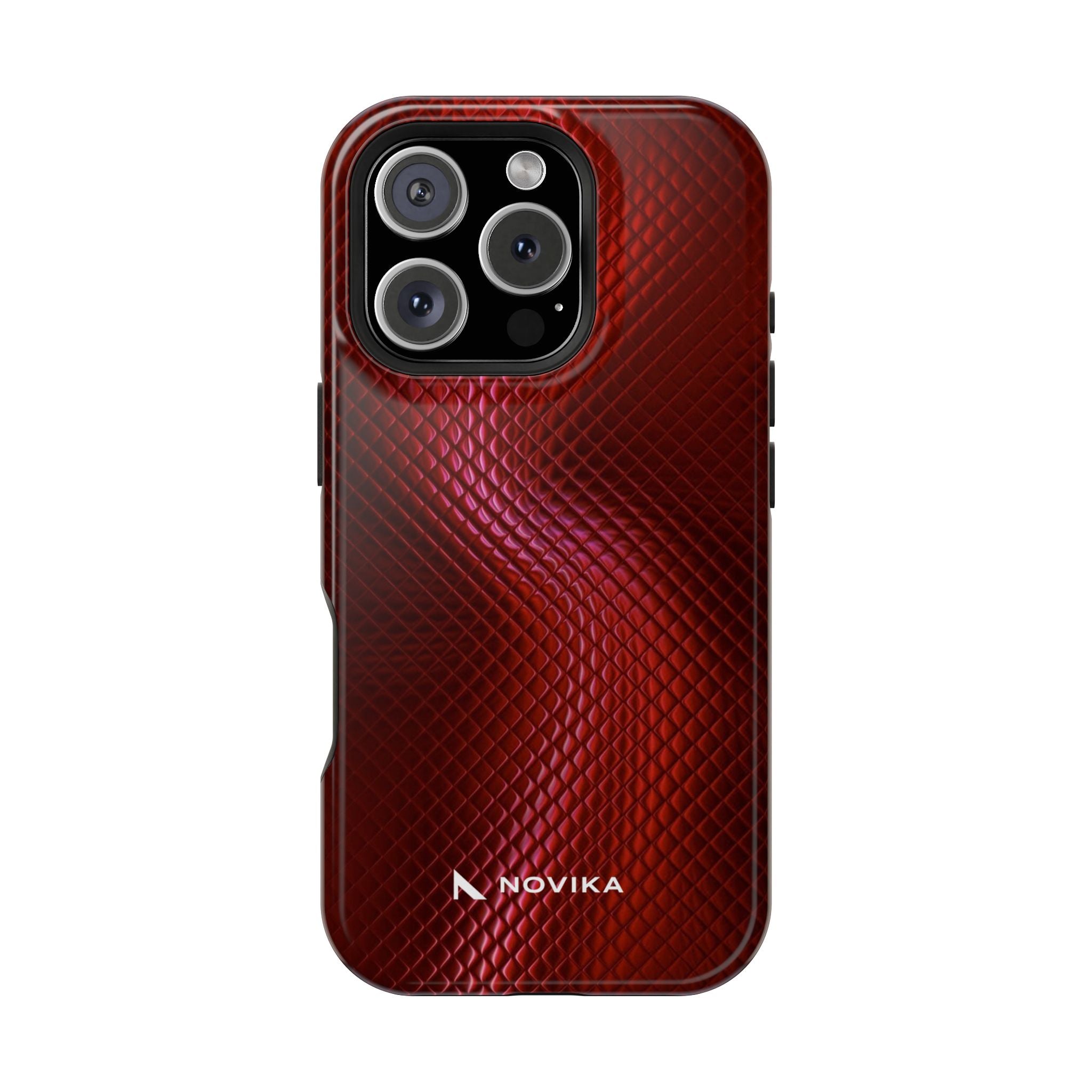Red snakeskin