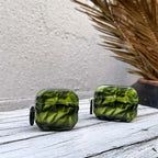 Green Pleated Paper